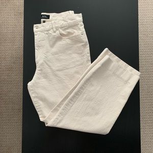 APC new sailor jeans ecru 30”